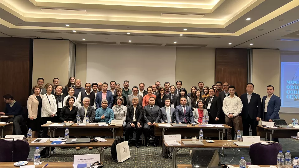 Group photo of Central Asian Law project workshop in Istanbul